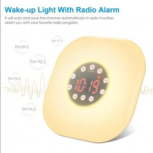 Amir wake up light fm radio sunrise in box